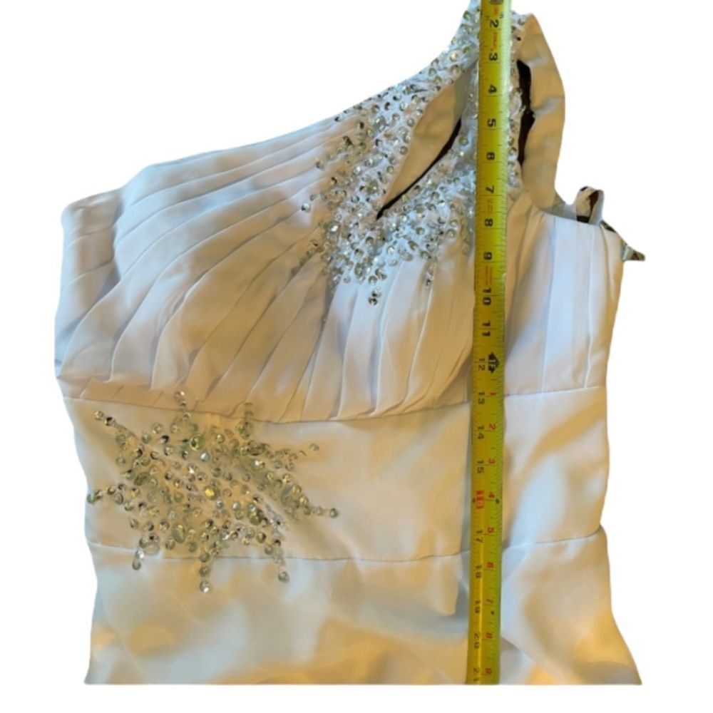 Custom White Formal Dress - Picture 4 of 4